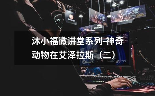 沐小福微讲堂系列-神奇动物在艾泽拉斯(二)-第1张-游戏资讯-龙启网络
