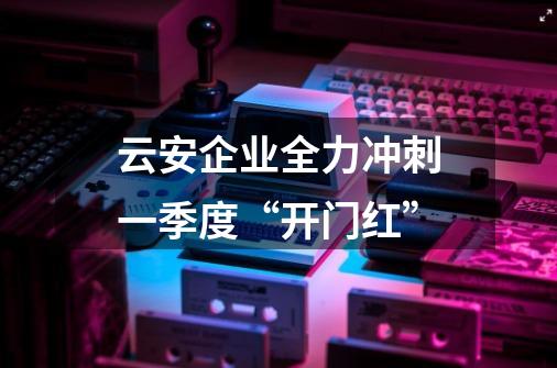 云安企业全力冲刺一季度“开门红”-第1张-游戏资讯-龙启网络